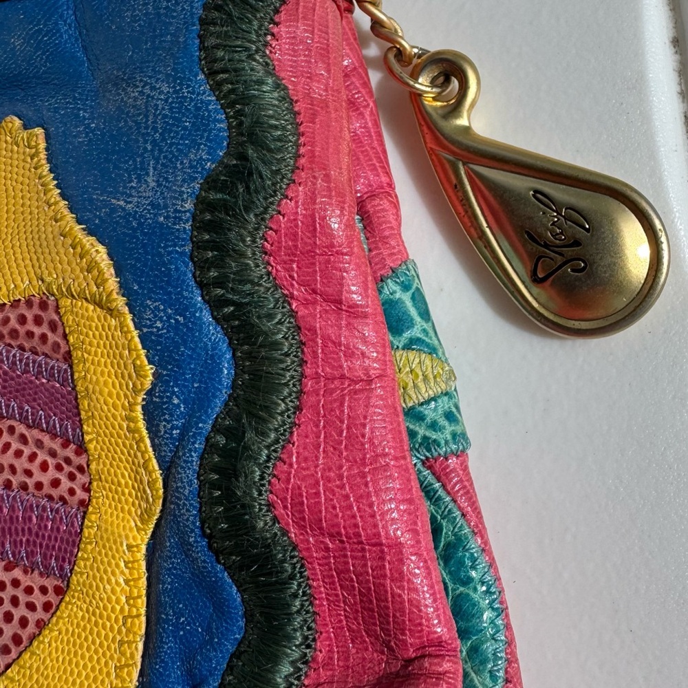 Colorful Patchwork Shoulder Bag - Picture 3 of 6
